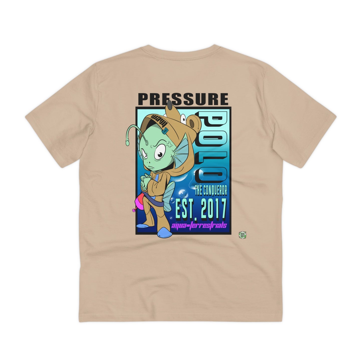 AQUA-TERRESTRIALS POLO PRESSURE T - Organic Creator T-shirt - Unisex